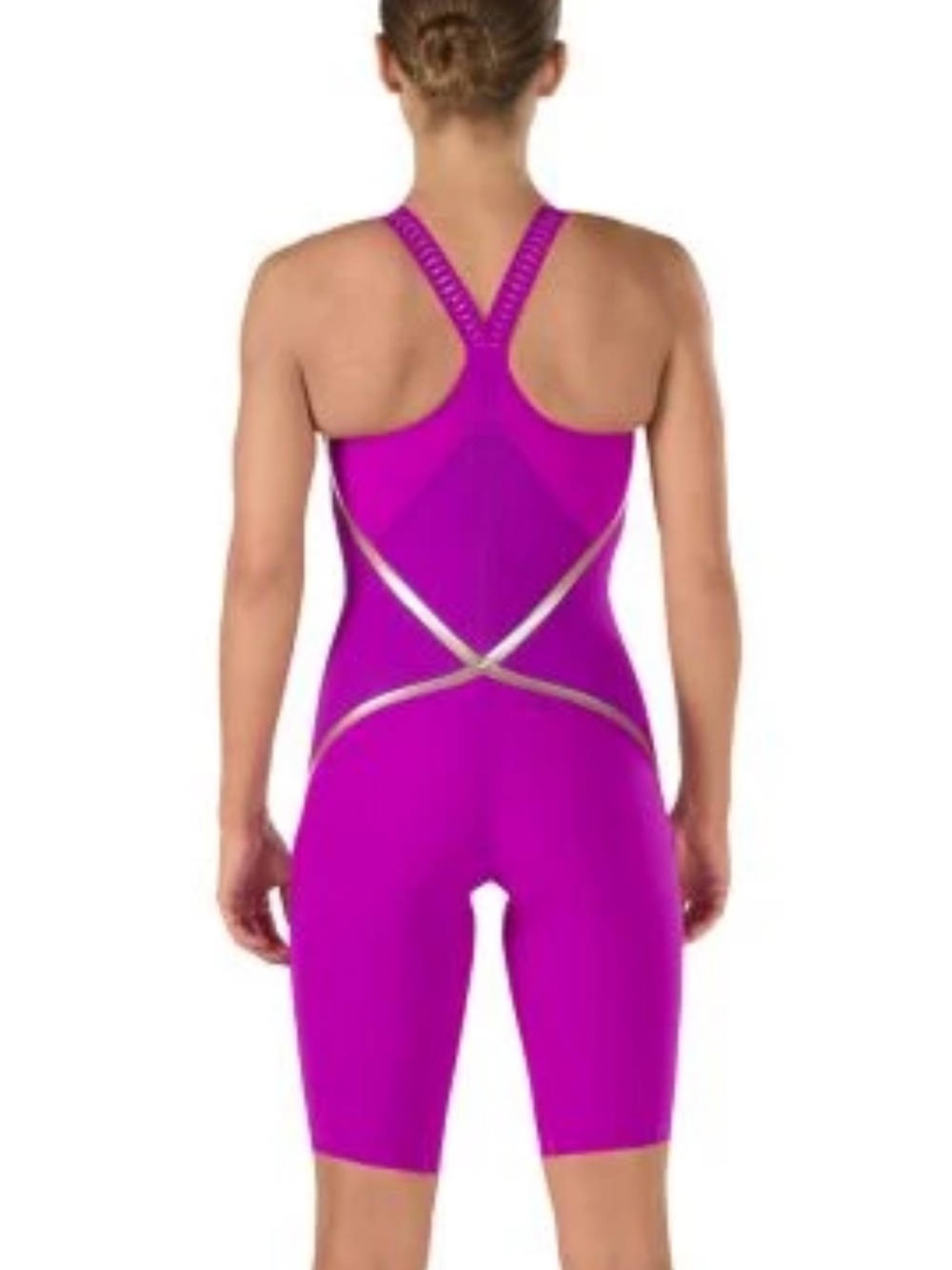 Women's Magenta Performance Tech Kneeskin Swimsuit size 24